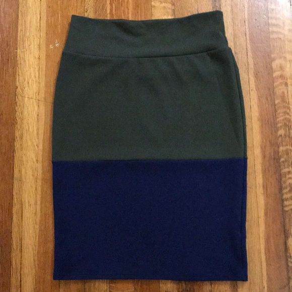 LuLaRoe Dresses & Skirts - LulaRoe Cassie skirt in colorblock
